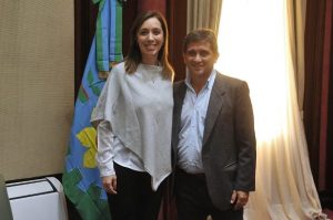 Fioramonti con gobernadora Vidal