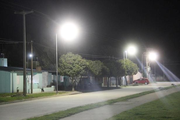 Luces barrio Sarmiento Lobería