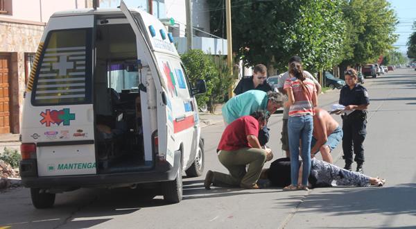 mujer atropellada en necochea