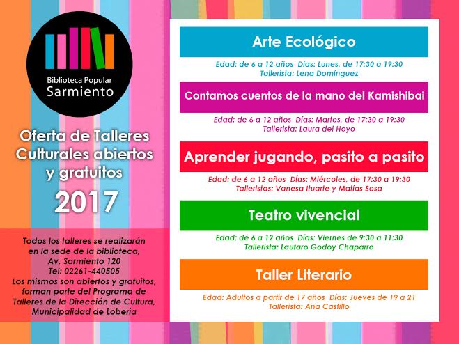 talleres biblioteca