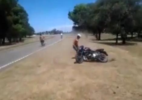 tres lomas moto atropellado